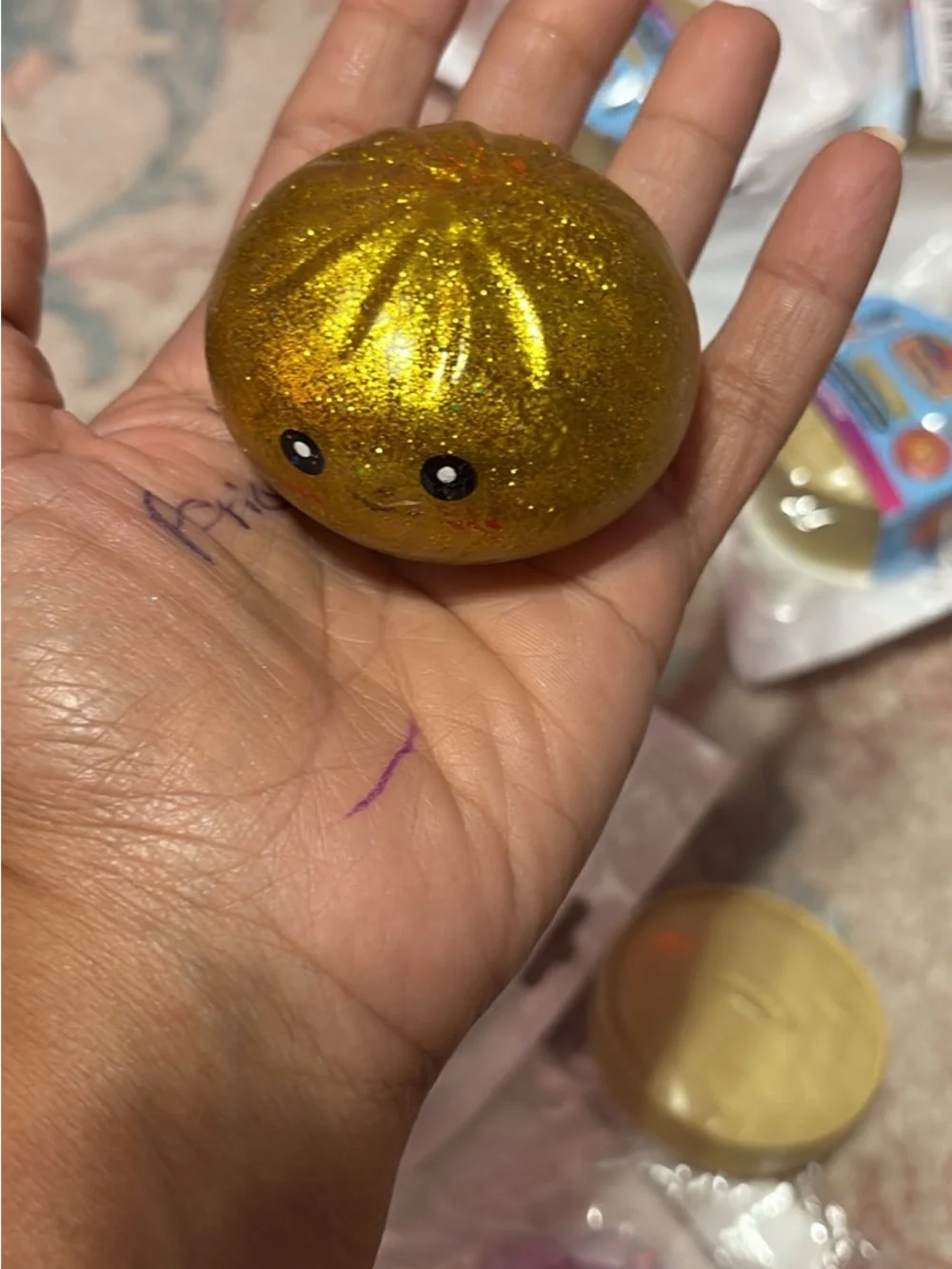 Rainbow Mystery Squishy Bun - Beige Sugar Edition